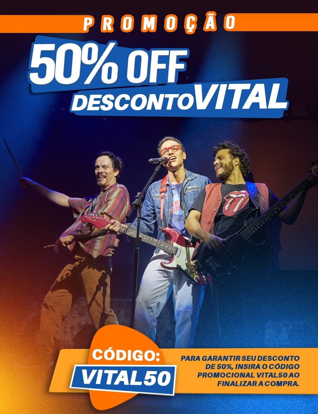 [DESCONTO] 50% OFF para Vital, O Musical dos Paralamas!