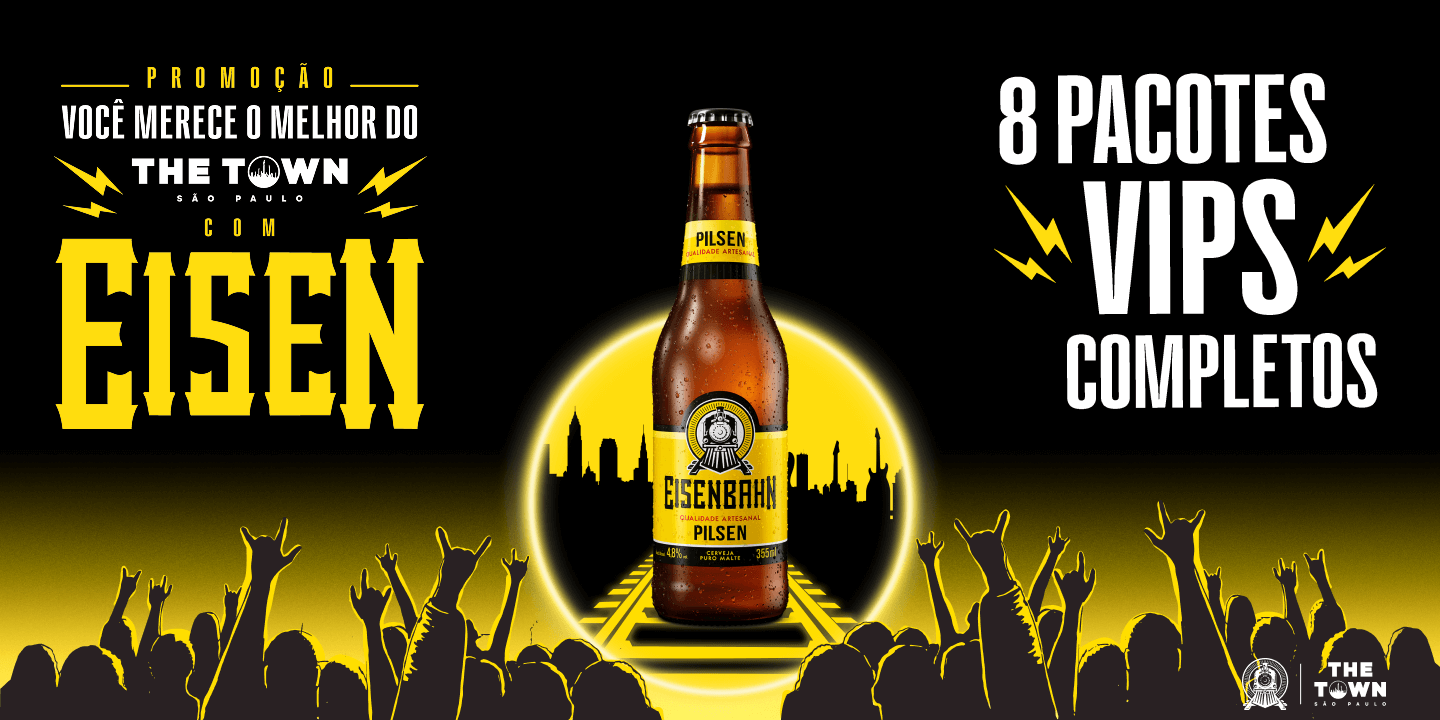 [PROMOÇÃO] Eisenbahn leva você para o The Town 2025 com tudo pago – Veja como garantir seu pacote VIP
