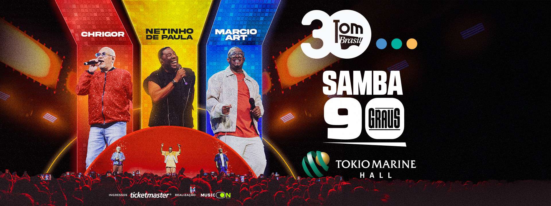 [DESCONTO] Samba 90 Graus | Tokio Marine Hall | 20/09/2025
