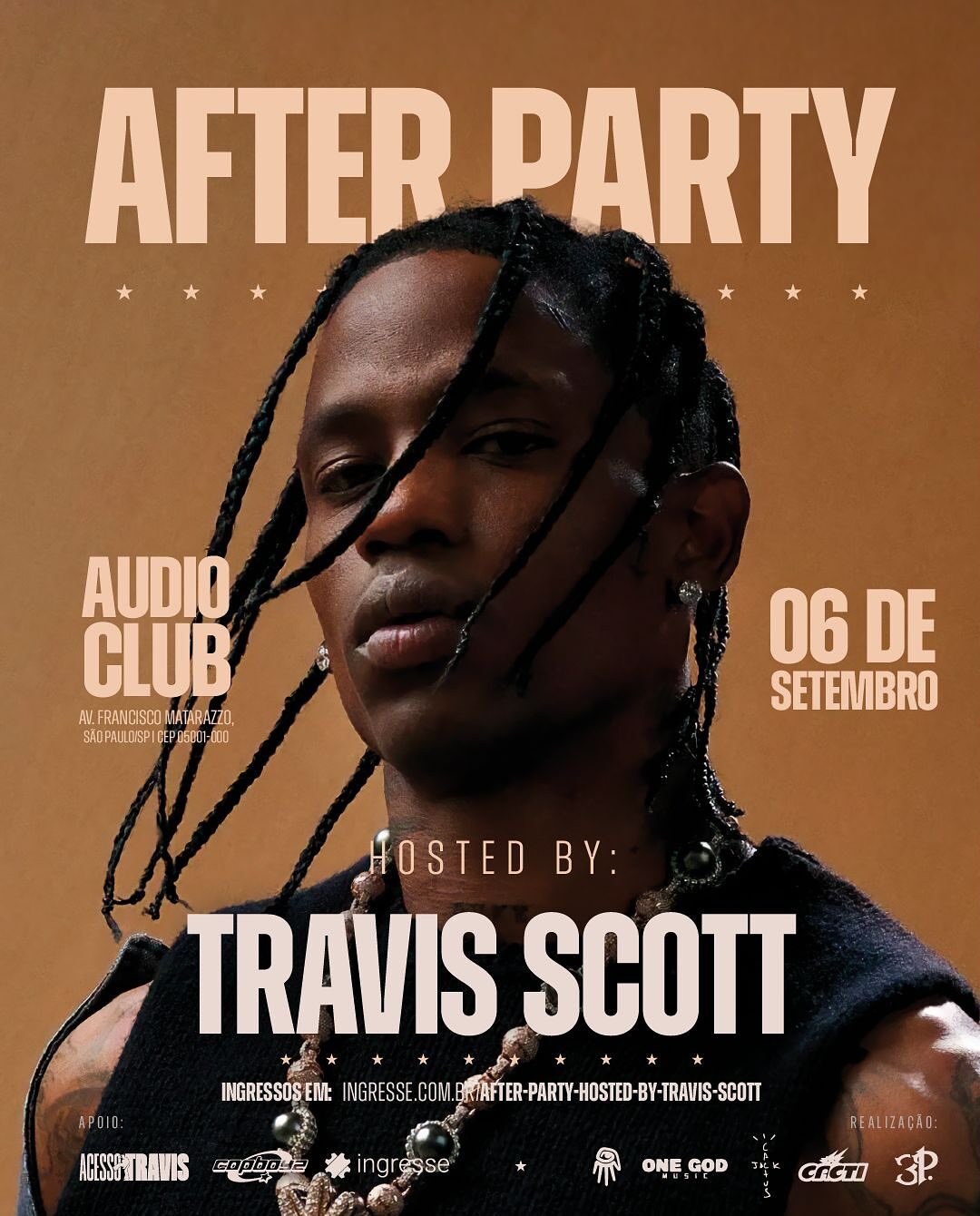 After Party do Travis Scott na Audio: tudo que já sabemos sobre a festa pós-The Town