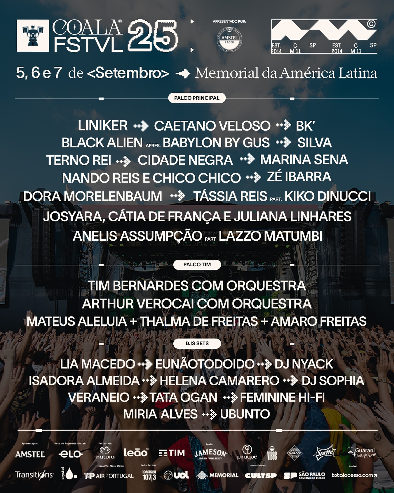 [DESCONTO] Coala Festival 2025 | Memorial da América Latina | 05 a 07/09/2025