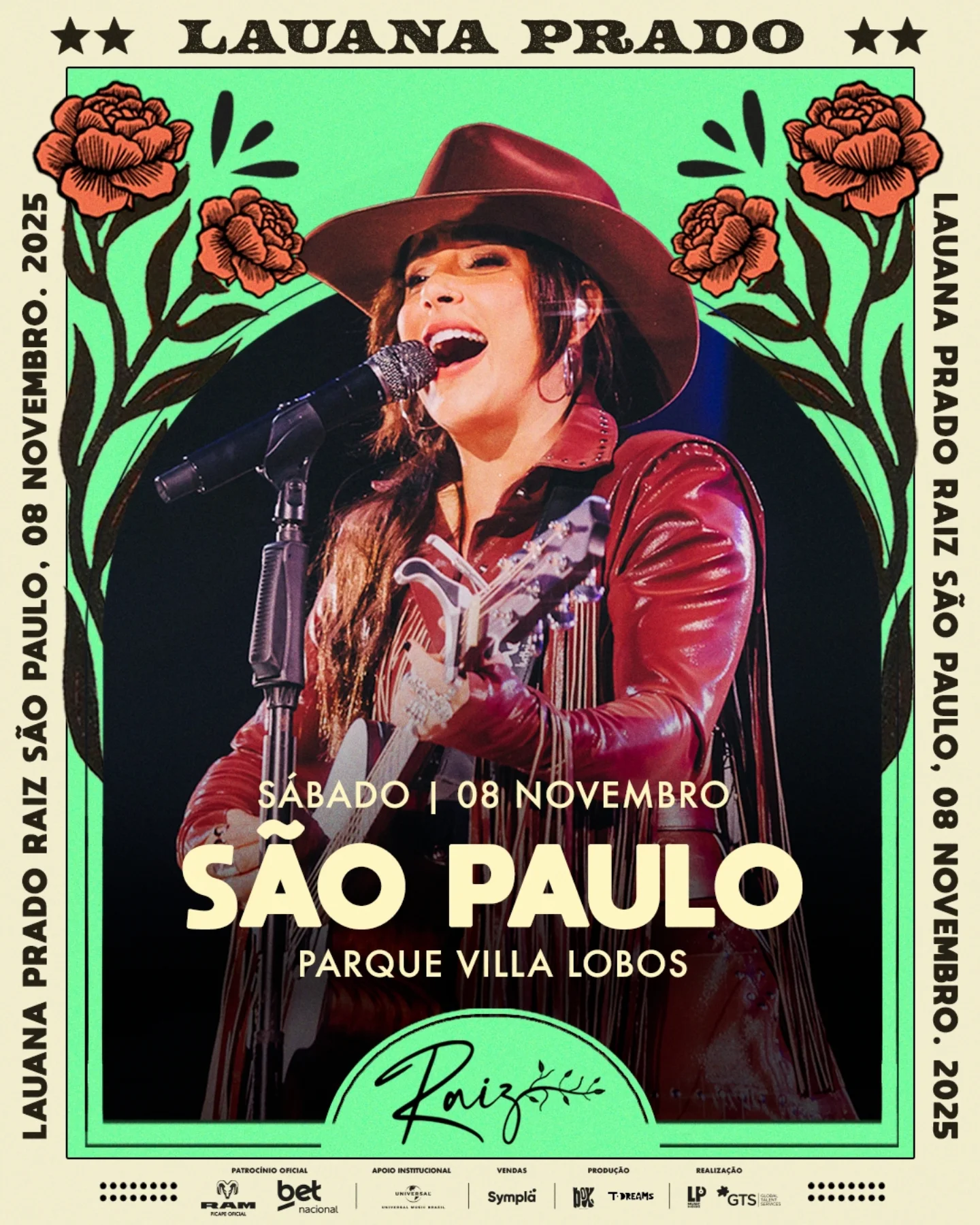 [DESCONTO] Lauana Prado Raiz | Parque Villa-Lobos | 08/11/2025