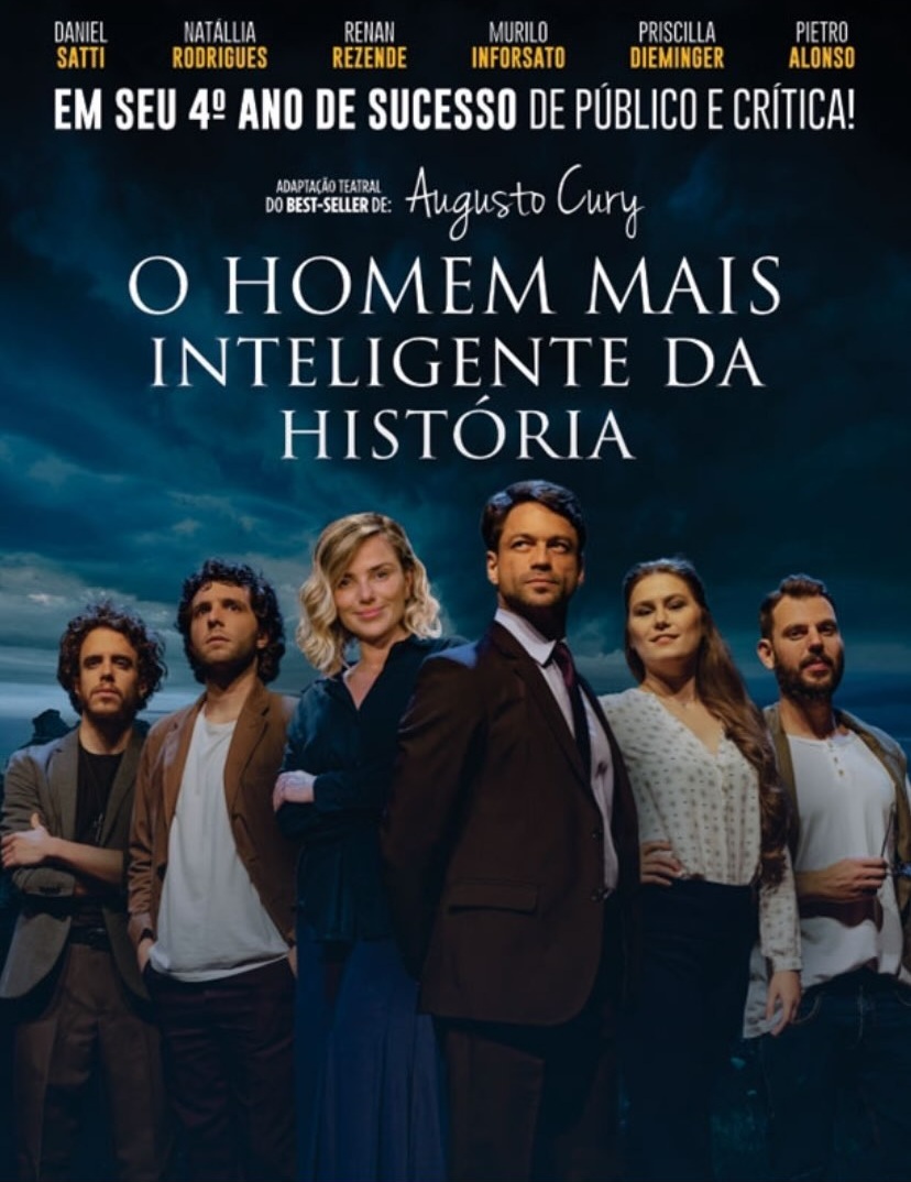 [DESCONTO] O Homem Mais Inteligente da História | Teatro J. Safra | 08/08, 05/09 e 19/09/2025