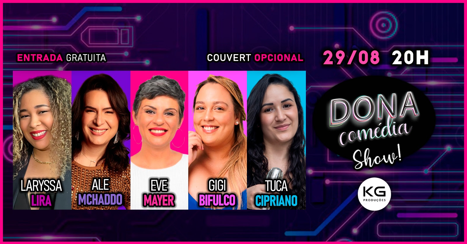 [CORTESIA] Dona Comédia Show | Violeta Comedy Bar | 29/08/2025