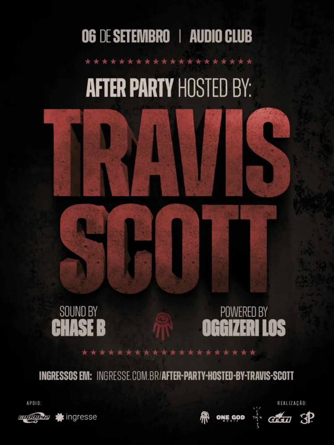 After Party do Travis Scott na Audio: ingressos do 1º lote já disponíveis