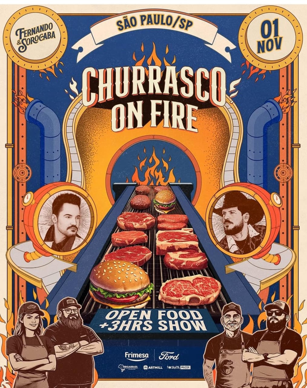 [DESCONTO] Churrasco On Fire | Parque Villa-Lobos | 01/11/2025