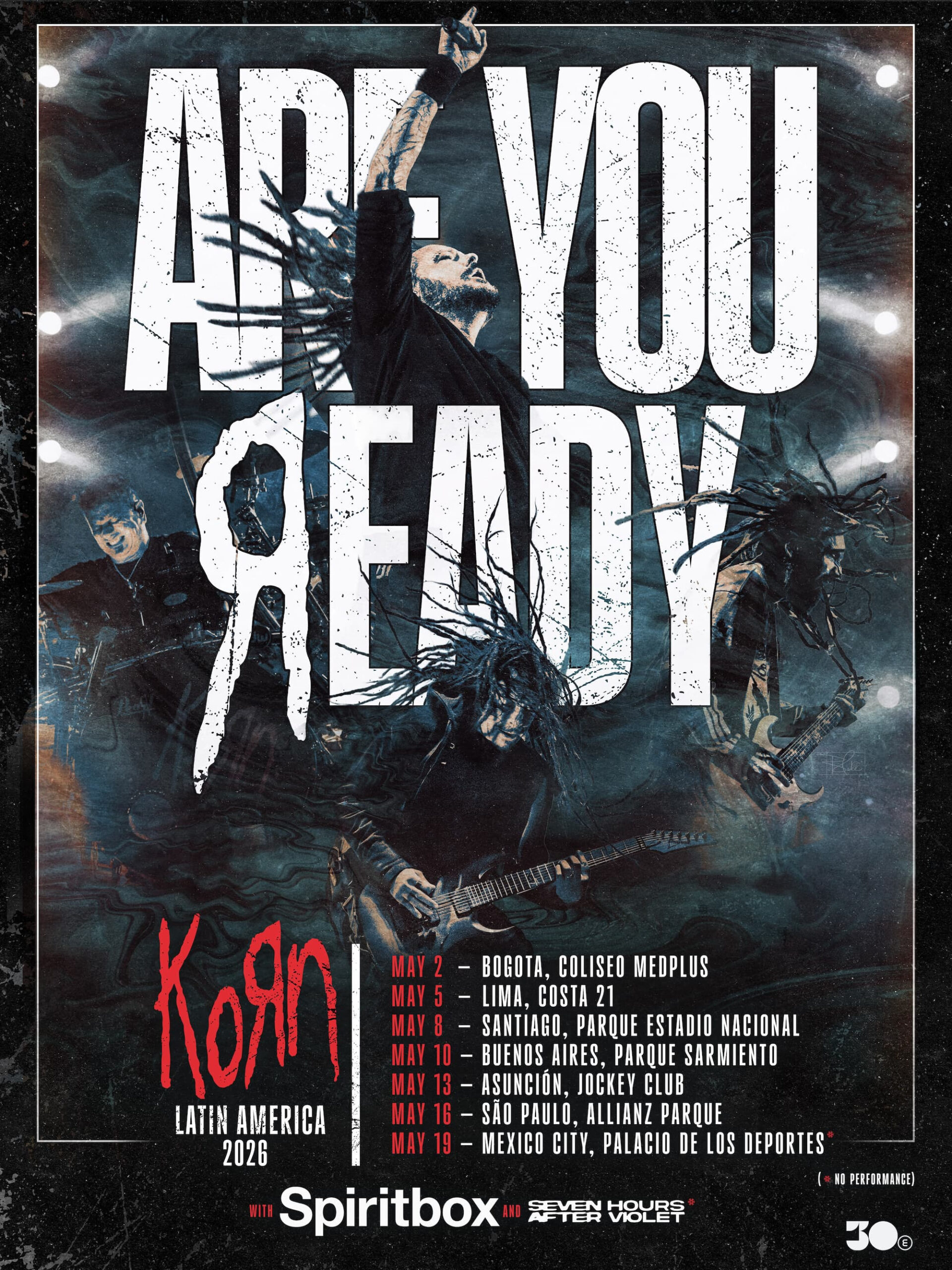 Descubra o código exclusivo da pré-venda para o show do Korn no Allianz Parque!