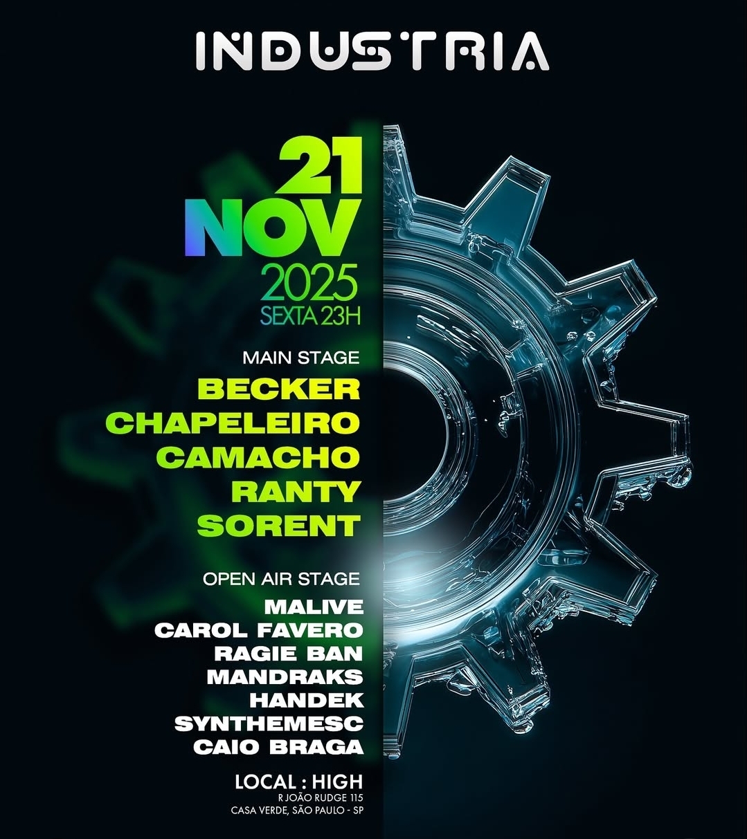 [CORTESIA] Indústria | High Club | 21/11/2025