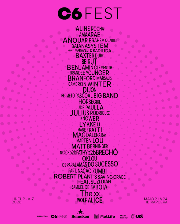 [DESCONTO] C6 Fest | Parque Ibirapuera | 21/05/2026 a 24/05/2026