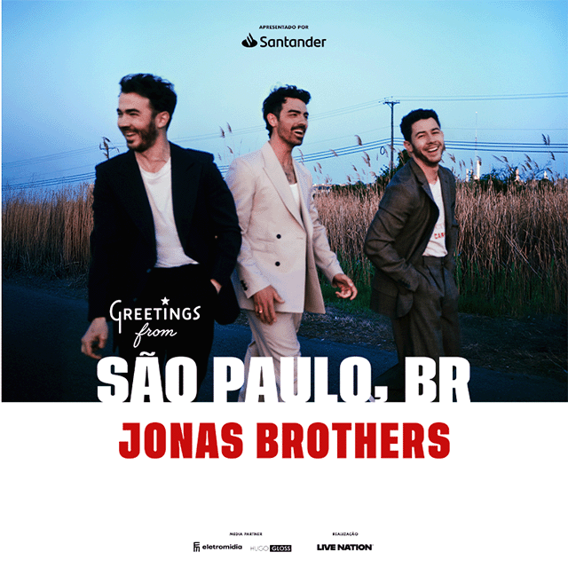 [DESCONTO] Jonas Brothers | Allianz Parque | 13/05/2026