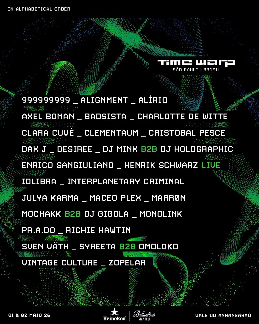 [DESCONTO] Time Warp Brasil | Neo Química Arena | 01 e 02/05/2026
