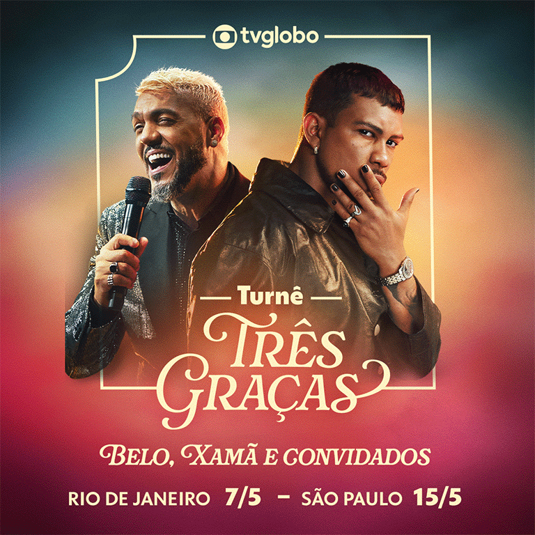 [DESCONTO] Turnê Três Graças | Vibra São Paulo | 15/05/2026