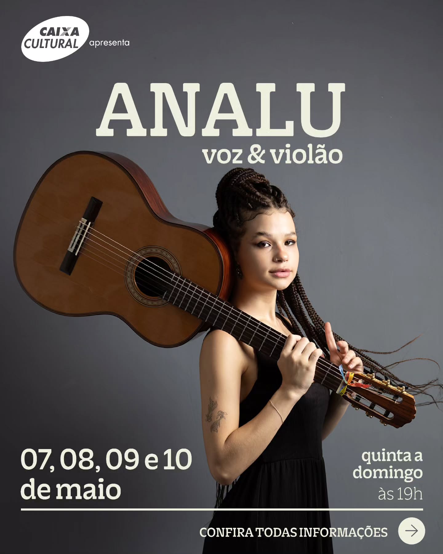 [GRÁTIS] ANALU | CAIXA Cultural São Paulo | 07/05 a 10/05/2026
