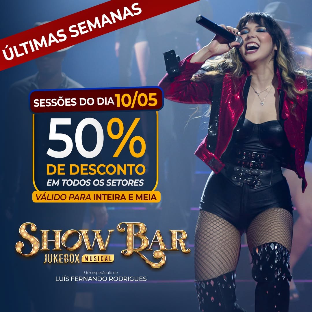 [DESCONTO] Show Bar | Marte Hall | 10/05/2026