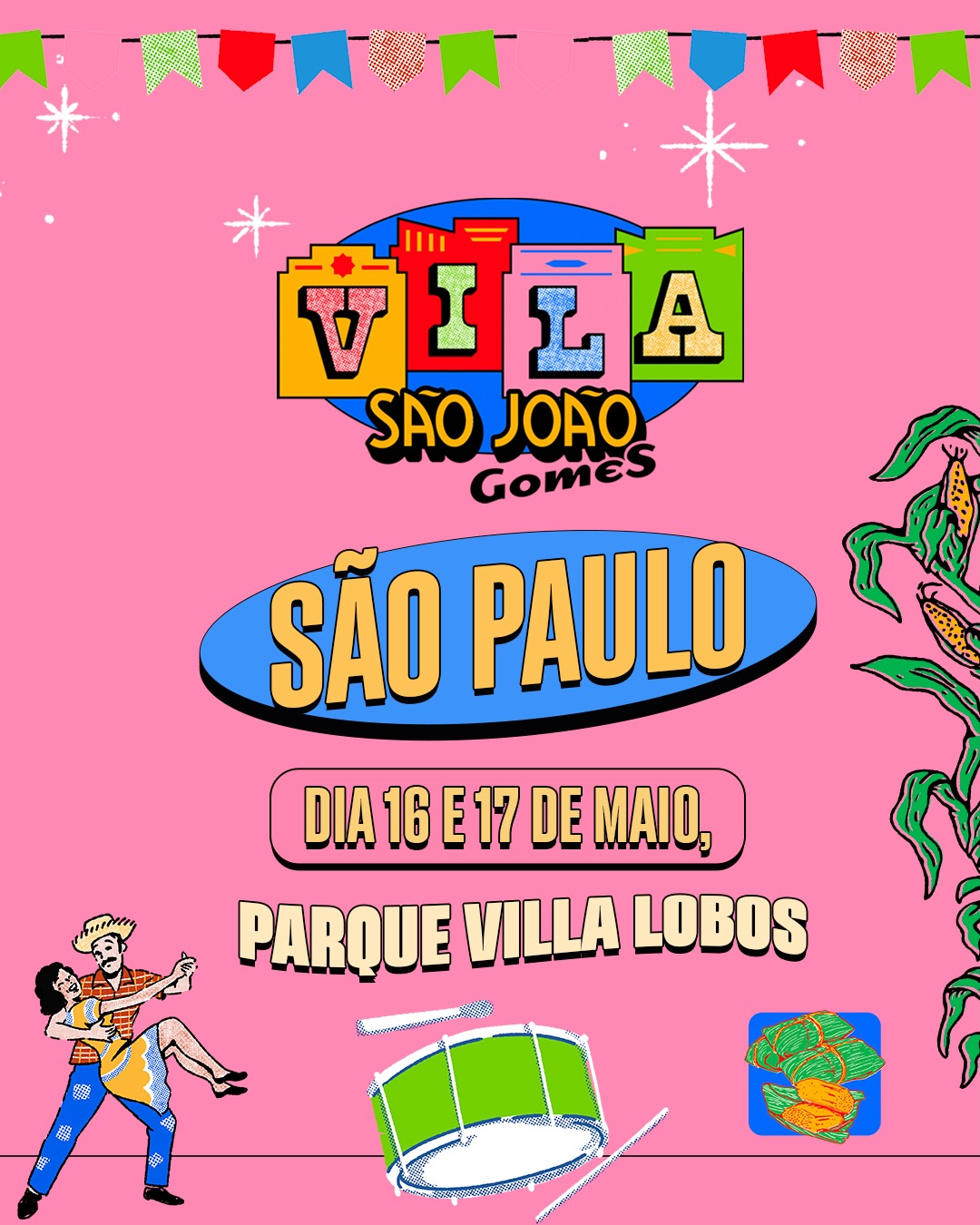 [GRÁTIS] Vila São João Gomes | Parque Villa-Lobos | 16/05 e 17/05/2026