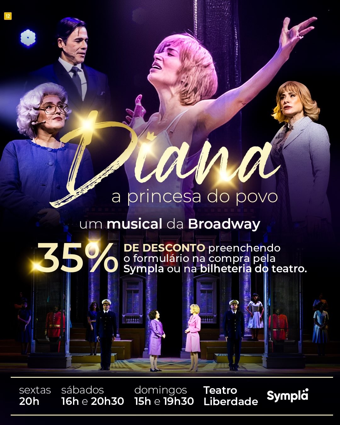 [DESCONTO] Diana | Teatro Liberdade | Até 05/07/2026