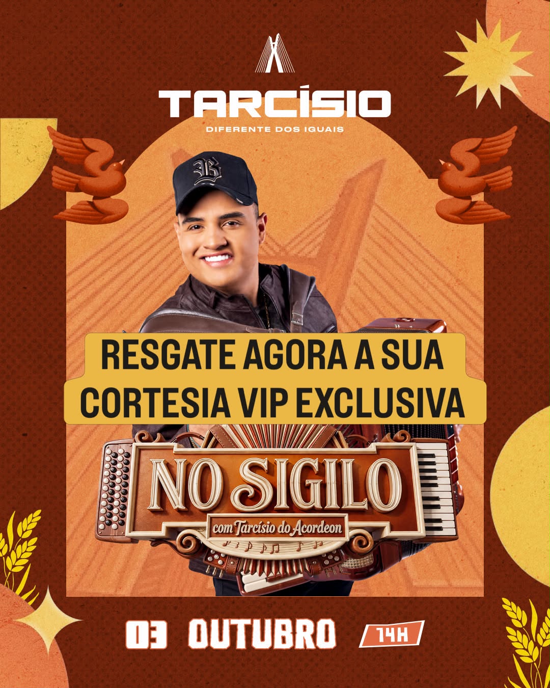 [CORTESIA] Tarcísio do Acordeon | Varanda Estaiada | 03/10/2026